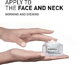 Gel-Creme zur Faltenkorrektur für gemischte bis fettige Gesichtshaut mit Zink, Tripeptid, Hyaluronsäure und Meeres-Christe - Filorga Time-Filler 5 XP Correction Cream-Gel - all types of wrinkles — Bild N7