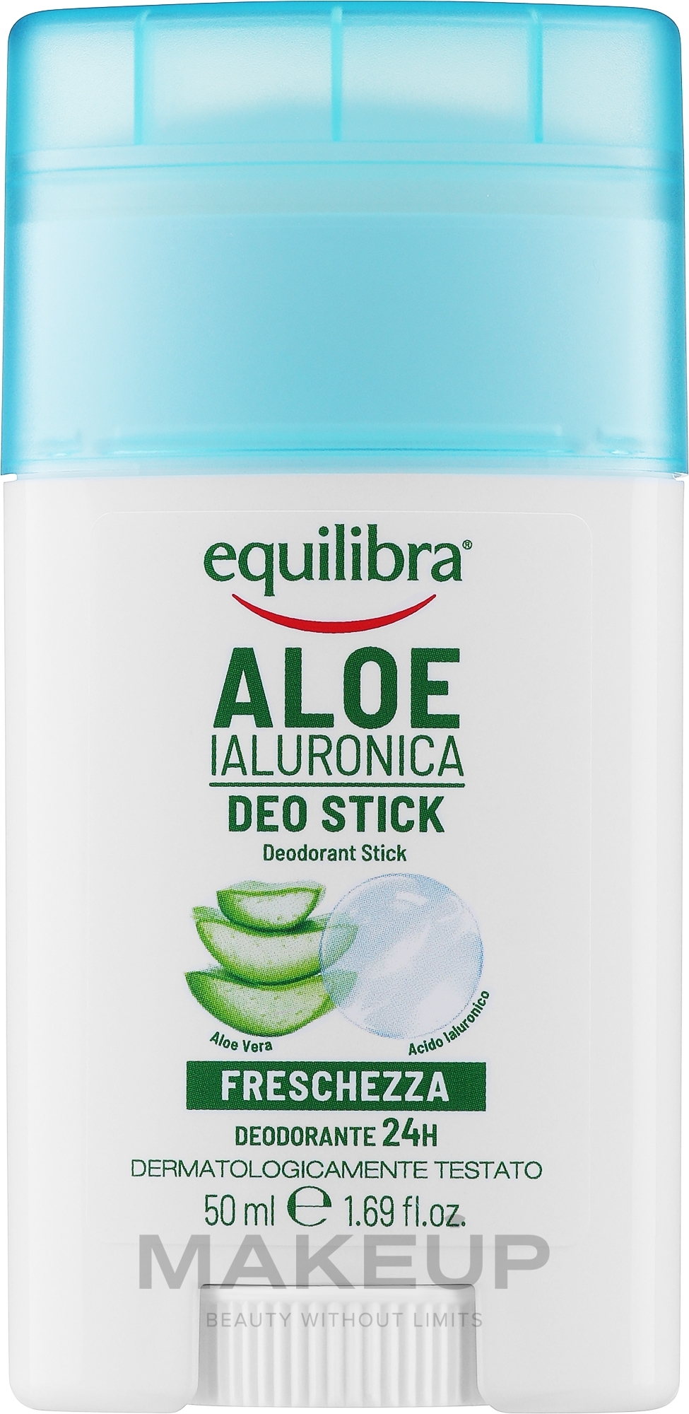 Deostick mit Aloe - Equilibra Aloe Deo Aloes Stick — Bild 50 ml