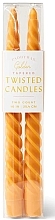 Düfte, Parfümerie und Kosmetik Verdrehte Kerze 25,4 cm - Paddywax Tapered Twisted Candles Golden