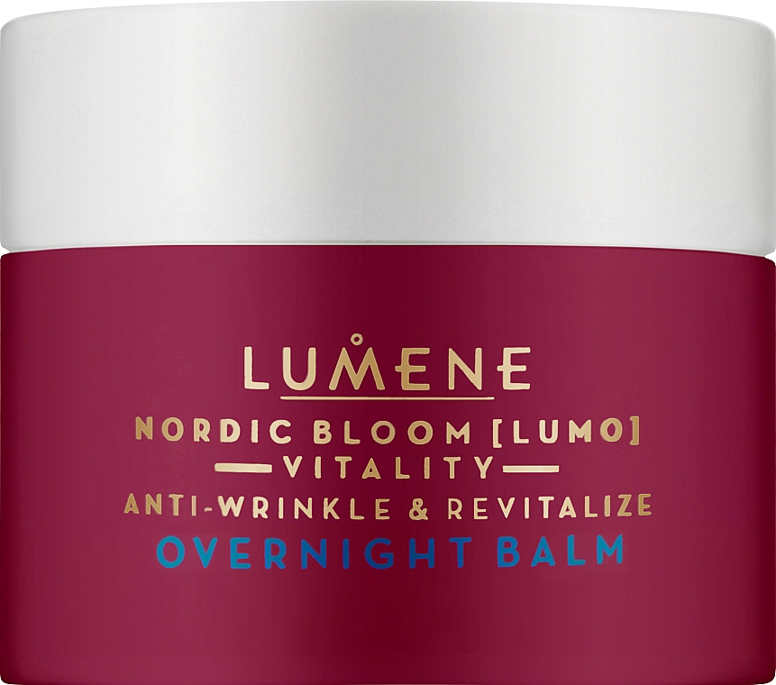 Revitalisierende Anti-Falten Nachtcreme - Lumene Nordic Bloom Vitality Anti-Wrinkle & Revitalize Overnight Balm — Bild N1