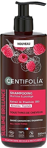 Shampoo für strahlendes Haar mit Himbeere und Keratin - Centifolia Shine Enhancing Shampoo — Bild N2