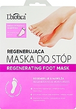 Düfte, Parfümerie und Kosmetik Regenerierende Fußmaske - L'biotica Home Spa