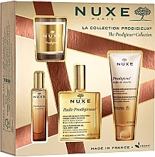 Düfte, Parfümerie und Kosmetik Nuxe Prodigieux - Duftset (Parfum /15 ml + Trockenöl /100 ml + Duschgel /100 ml + Duftkerze /70 g) 
