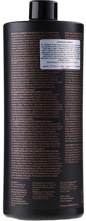 Beauty Shampoo für Glanz, Seidigkeit und Farbschutz - Orofluido Shampoo — Bild N5