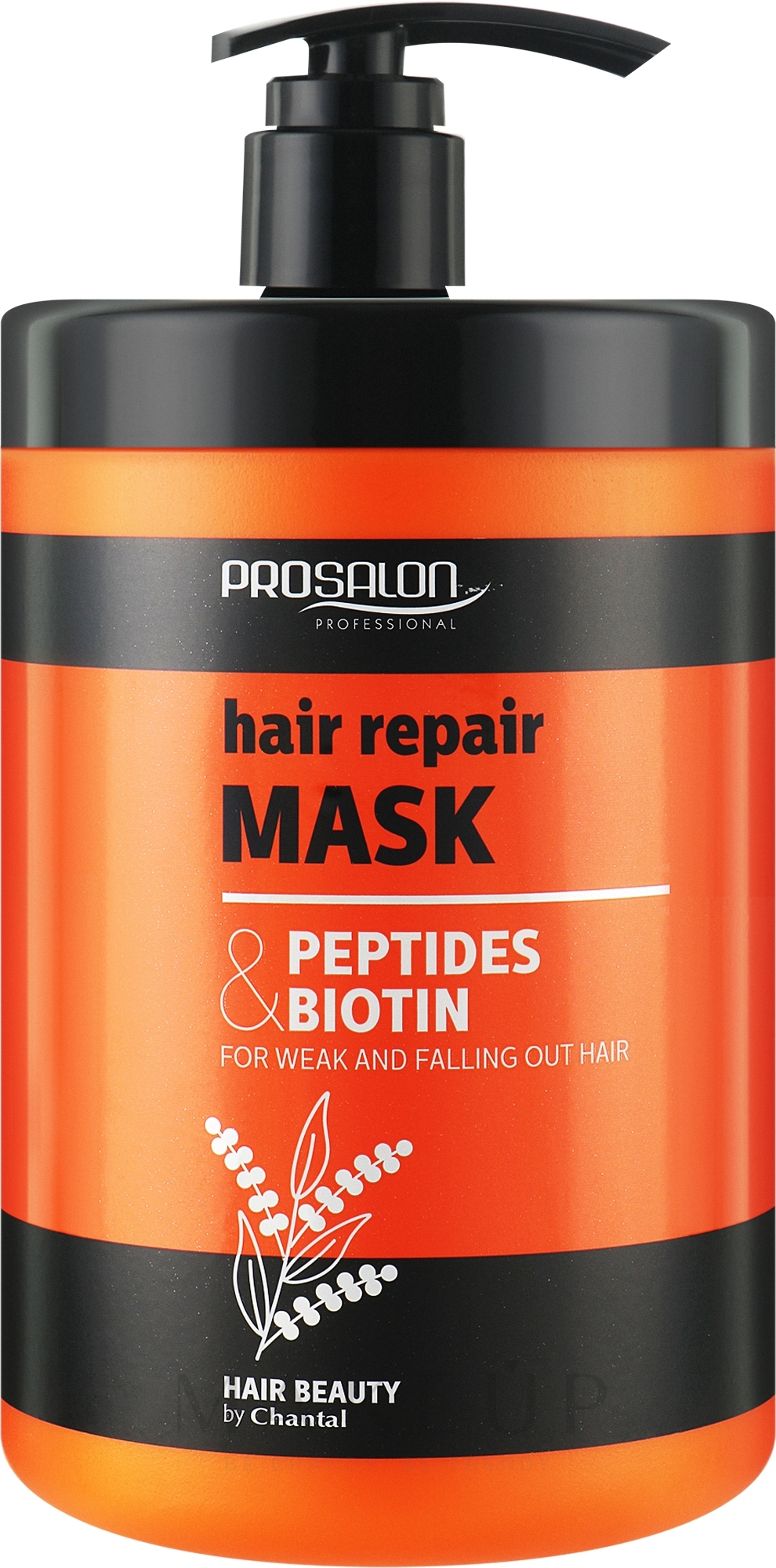 Revitalisierende Maske mit Peptiden und Biotin - Prosalon Peptides & Biotin — Bild 1000 ml