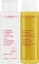 Set - Clarins Duo Cleansing Normal and Dry Skin (f/milk/200ml + f/lot/200ml) — Bild N2