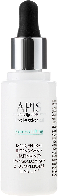 Anti-Aging Gesichtskonzentrat für Männer - APIS Professional Express Lifting Intensive Firming And Smoothing Concentrate With Tens UP — Bild N1