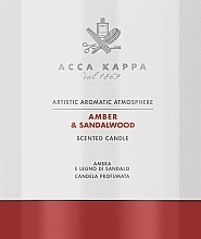 Duftkerze Amber and Sandalwood - Acca Kappa Scented Candle — Bild N2