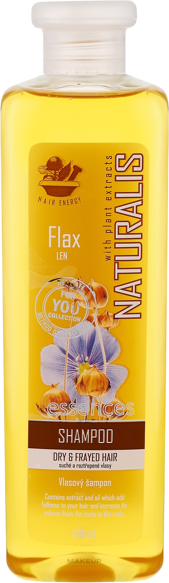 Shampoo Flachs - Naturalis Flax Shampoo — Bild 500 ml