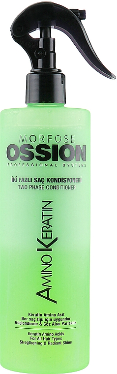 Stärkender Zweiphasen-Conditioner mit Keratin - Morfose Ossion Amino Keratin Two Phase Hair Conditioner — Bild N1