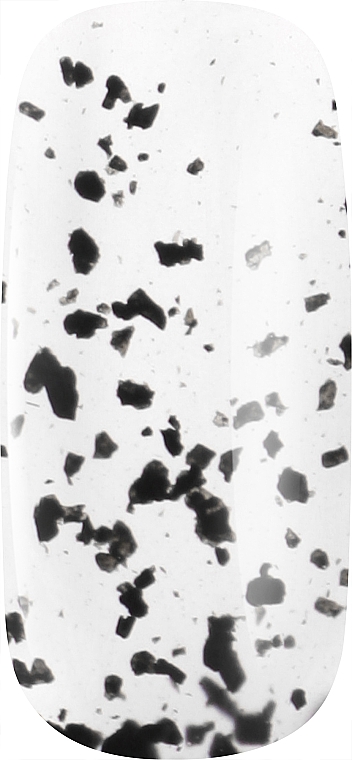 Nagelüberlack mit Steineffekt - Semilac Top No Wipe Stone Effect Mat — Bild N3