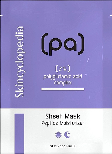 Gesichtsmaske mit Polyglutaminsäure - Skincyclopedia Sheet Mask  — Bild N1