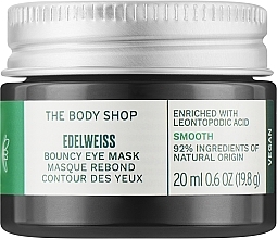 Düfte, Parfümerie und Kosmetik Maske für die Haut um die Augen - The Body Shop Edelweiss Bouncy Eye Mask