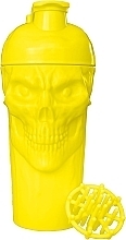 Shaker für Sporternährung 700 ml gelb  - JNX Sports The Skull! Shaker Electric Yellow	 — Bild N2