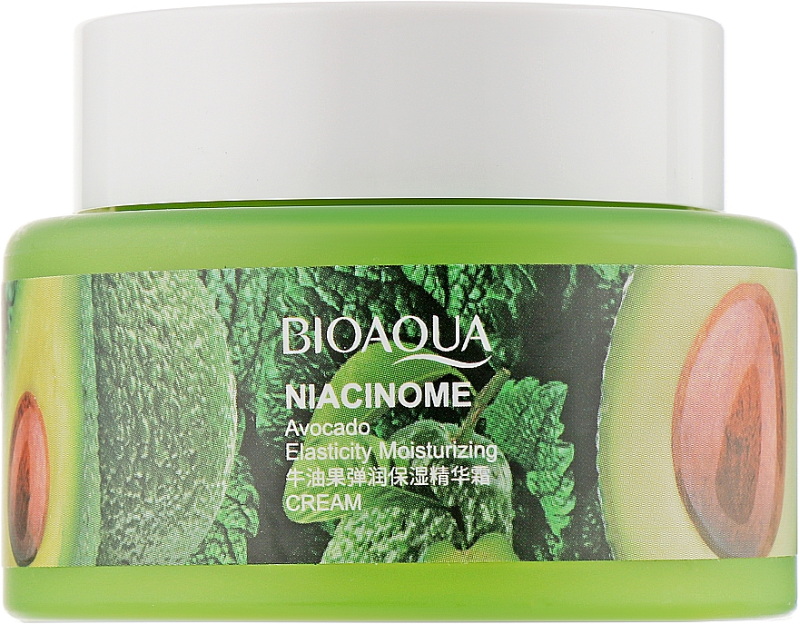Feuchtigkeitsspendende Gesichtscreme mit Avocado-Extrakt - Bioaqua Niacinome Avocado Cream — Bild N1