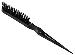 Haarbürste 21 cm mit Naturborsten schwarz - Disna — Bild N2