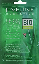 Düfte, Parfümerie und Kosmetik Mehrzweck-Waschgel für Gesicht und Körper mit Aloe Vera - Eveline Cosmetics 99% Aloe Vera Gel For Face And Body (Mini)