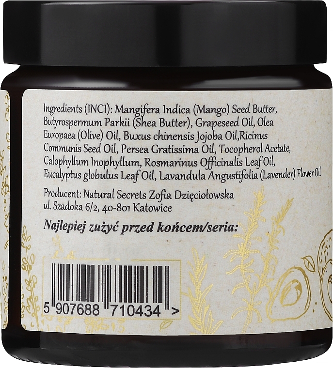 Kräuterbutter für Gesichts-, Körper- und Haarpflege - Natural Secrets Herbal Skin Care Butter  — Bild N2