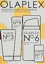 Düfte, Parfümerie und Kosmetik Set - Olaplex Smooth Your Style Hair Kit (h/elixir/30ml + h/ser/20ml + h/cr/100ml + h/oil/7.5ml)