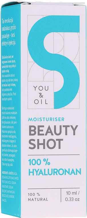 Feuchtigkeitsspendendes Gesichtsserum mit Hyaluronsäure - You and Oil Beauty Shot Hyaluronic Acid — Bild N1