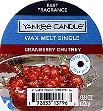 Düfte, Parfümerie und Kosmetik Duftwachs - Yankee Candle Cranberry Chutney Wax Melt