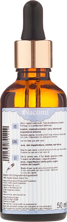 Schwarzkümmelöl für den Körper - Nacomi Black Seed Oil — Bild N2