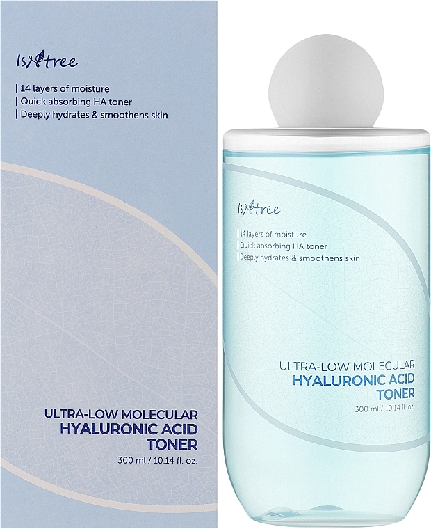 Feuchtigkeitsspendendes Tonikum mit molekularer Hyaluronsäure  - IsNtree Ultra-Low Molecular Hyaluronic Acid Toner — Bild N2