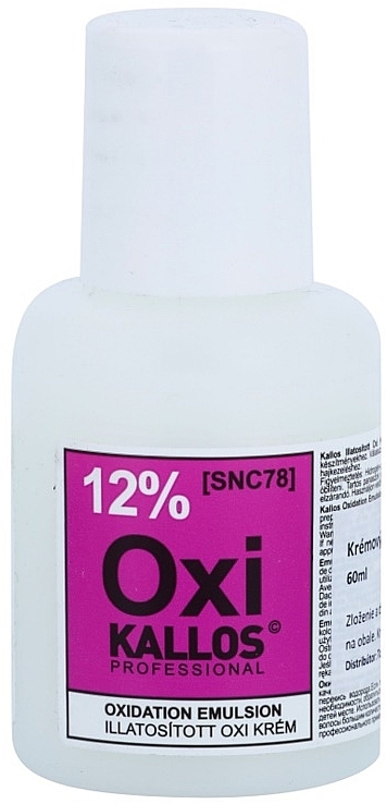 Oxidationsmittel 12% - Kallos Cosmetics OXI Oxidation Emulsion With Parfum — Bild N3