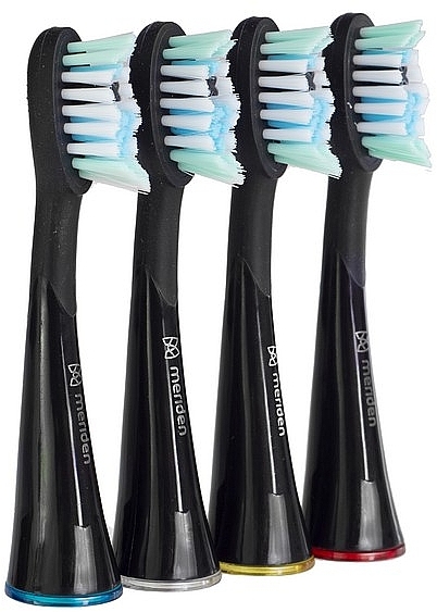 Zahnbürstenkopf für elektrische Zahnbürste schwarz - Meriden Professional Dual Action Whitening Black — Bild N1