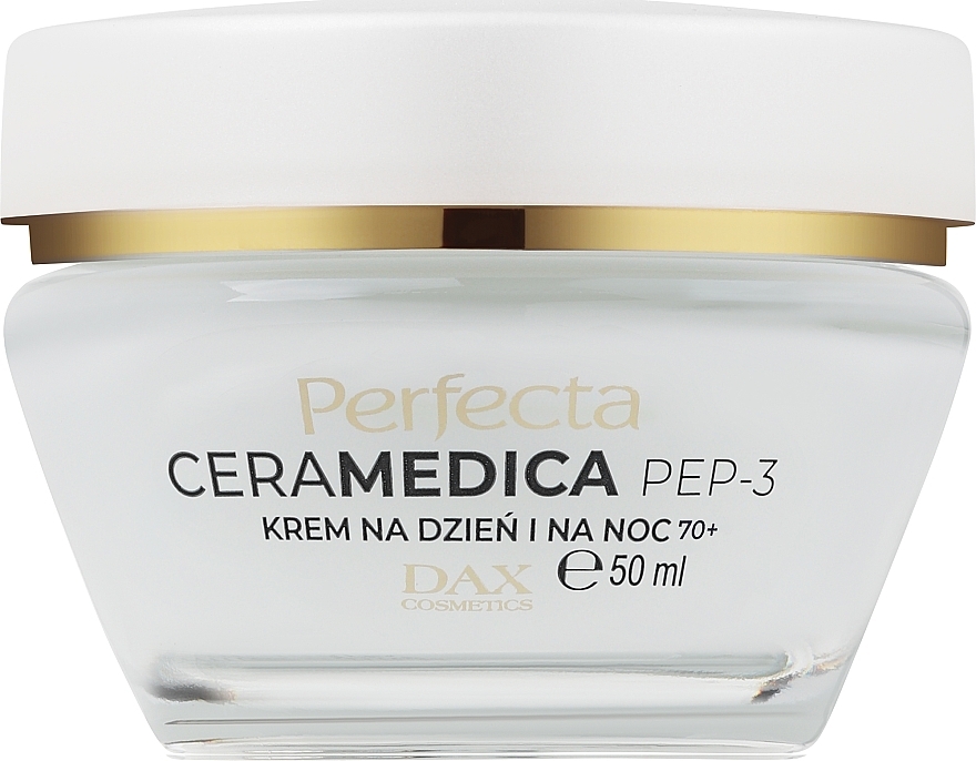 Korrigierende Anti-Falten-Creme für Tag und Nacht 70+ - Perfecta Ceramedica Pep-3 Face Cream 70+ — Bild N1