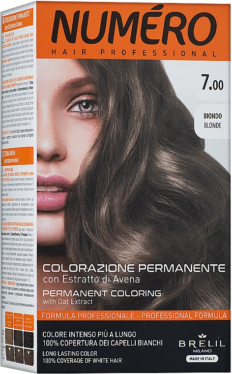 Permanente Haarfarbe mit Eichenextrakt - Brelil Numero Permanent Coloring — Bild N1