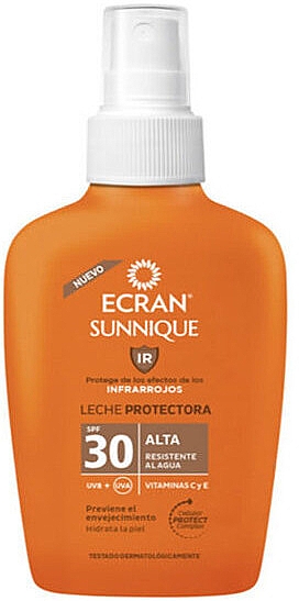Sonnenmilchspray - Ecran Sunnique Spray Protective Milk SPF30 — Bild N1