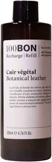 100BON Cuir Vegetal - Eau de Toilette (austauschbare Patrone) — Bild N1