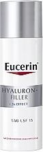 Tagescreme mit Hyaluronsäure und Saponin für normale- und Mischhaut SPF15 - Eucerin Hyaluron-Filler 3x Day Cream SPF 15 — Bild N1