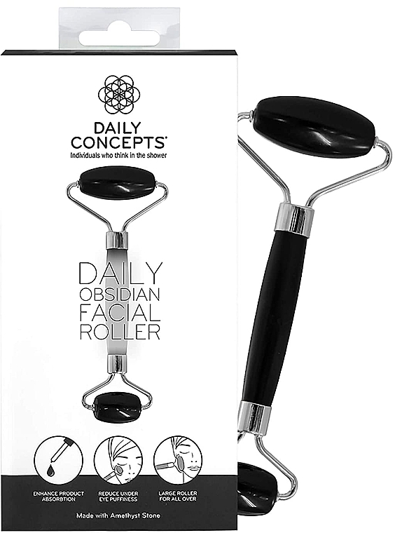 Roller zur Gesichtsmassage Obsidian - Daily Concepts Daily Obsidian Facial Roller — Bild N1