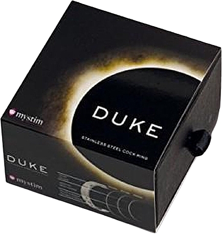 Erektionsring 48 mm graviert - Mystim Duke Strainless Steel Cock Ring — Bild N1