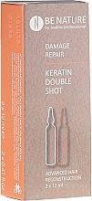 Düfte, Parfümerie und Kosmetik Pflegeset für geschädigtes Haar - Beetre BeNature Demage Repaire Keratin Double Shot (Haarampulle mit Keratin 2x12ml)