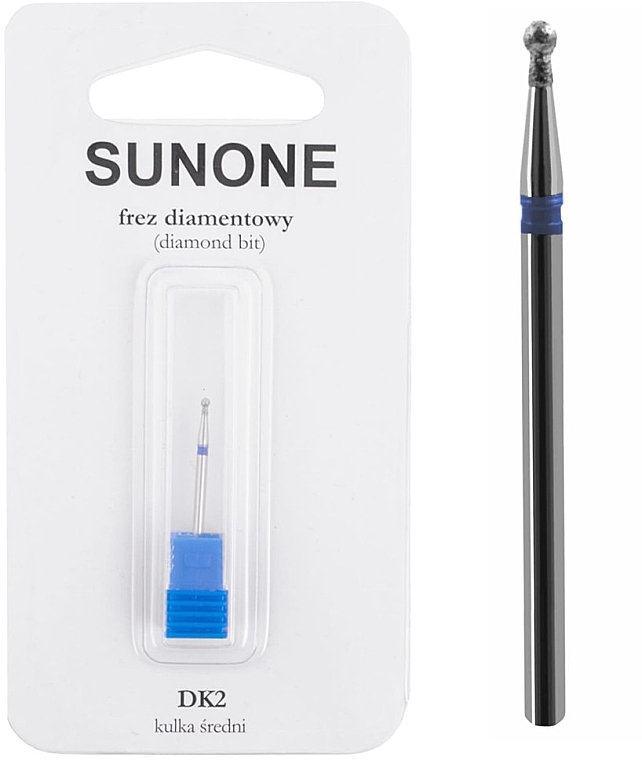 Nagelfräser DK2 mittel blau - Sunone Diamond Nail Drill — Bild N1