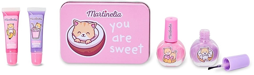 Set - Martinelia Yummy Beauty Tin Case (Nagellack 2x4ml + Lipgloss 2x8ml + Box)  — Bild N3