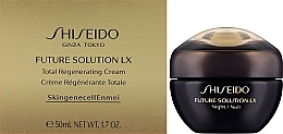Intensiv regenerierende luxuriöse Nachtcreme - Shiseido Future Solution LX Total Regenerating Cream — Foto N2