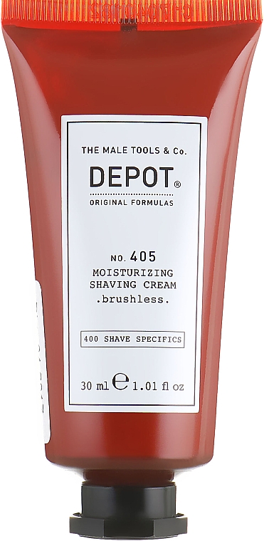 Feuchtigkeitsspendende Rasiercreme - Depot Shave Specifics 405 Moisturizing Shaving Cream — Bild N1