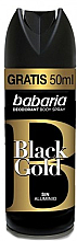 Düfte, Parfümerie und Kosmetik Deospray - Babaria Men Black Gold Deodorant Body Spray