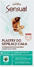 Düfte, Parfümerie und Kosmetik Enthaarungswachsstreifen für den Körper mit Aloeextrakt - Joanna Sensual Dipilatory Body Strips