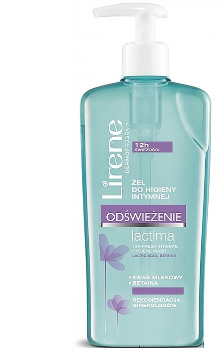 Gel für die Intimhygiene - Lirene Odswiezenie Lactima 12H Fresh Intimate Hygiene Wash — Bild N1