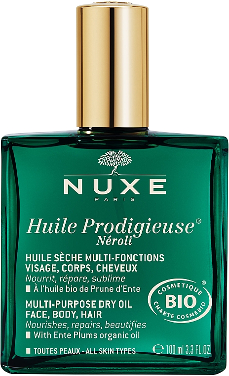 Trockenöl für Gesicht, Körper und Haare mit Neroli - Nuxe Huile Prodigieuse Neroli Bio — Bild N1