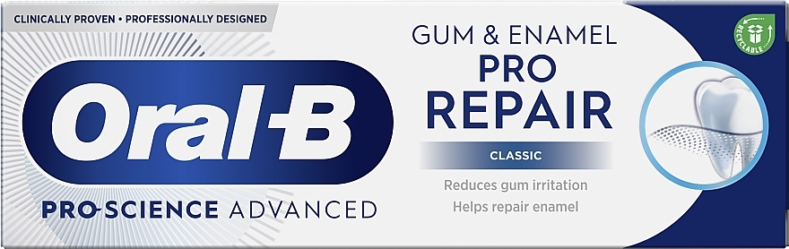 Zahnpasta - Oral-B Pro-Science Advanced Gum & Enamel Pro Repair Classic  — Bild N17