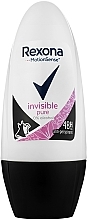 Düfte, Parfümerie und Kosmetik Deo Roll-on Antitranspirant - Rexona Invisible Pure Deodorant Roll