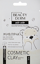 Düfte, Parfümerie und Kosmetik Kosmetische Gesichtsmaske auf Basis von weißer Tonerde - Beauty Derm Skin Care Cosmetic Clay