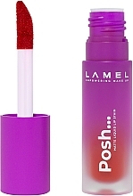 Matter Lippenstift - LAMEL Posh Matte Liquid Lip Stain  — Bild N1