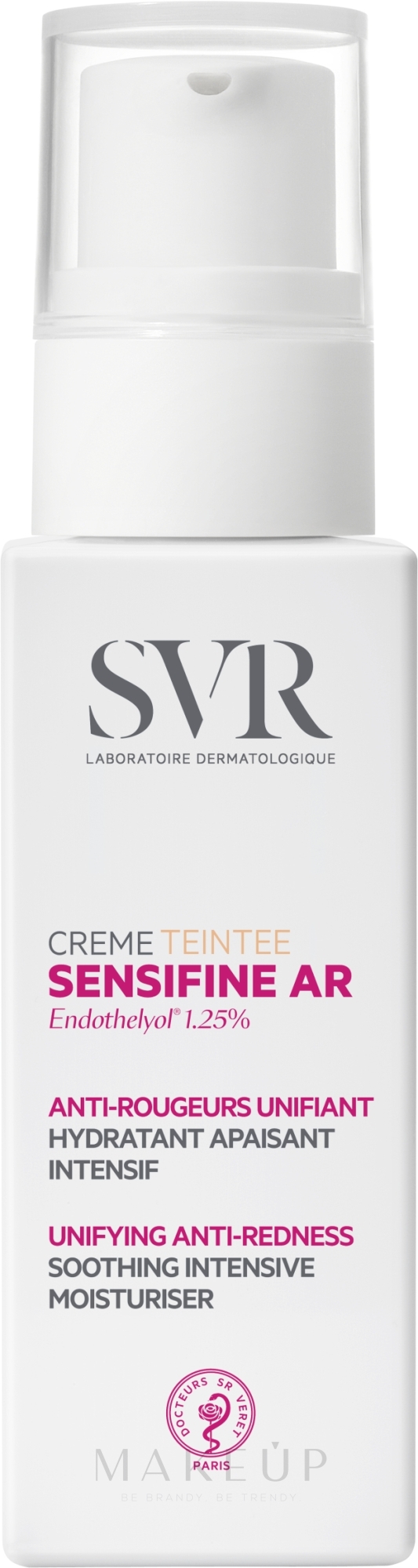 Getönte Gesichtscreme gegen Rötungen - SVR Sensifine AR Tinted Cream Unifying Anti-Redness Care — Bild 40 ml